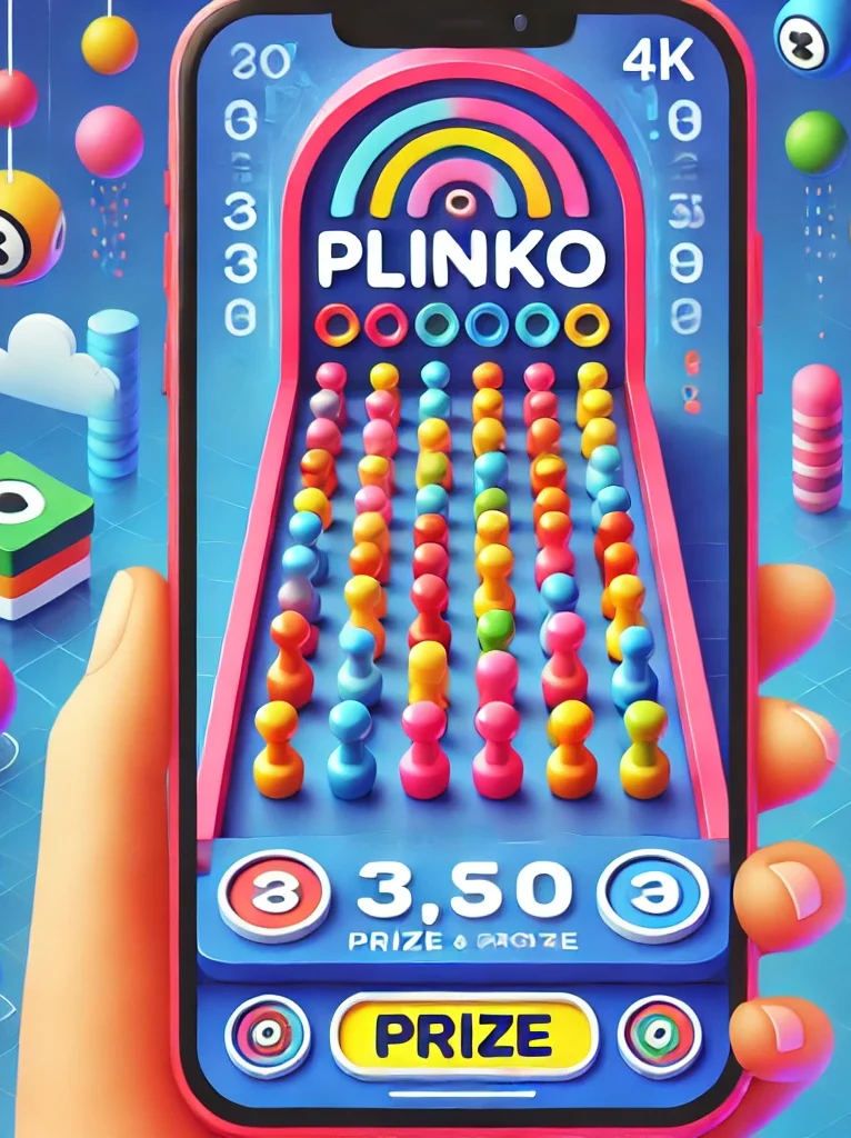 Plinko App Casino auf dem Handy spielen.