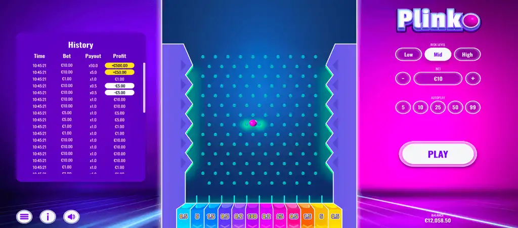 Plinko casino geschichte demo.